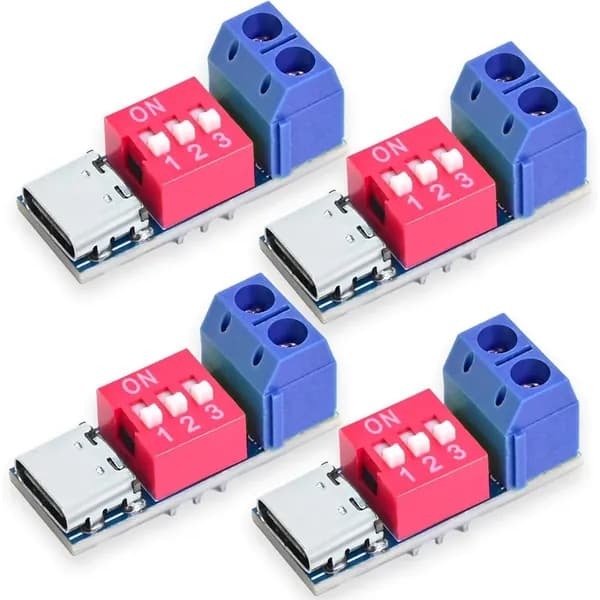 K2 Модуль Платы Триггера USB-C PD, Быстрая Зарядка Ложных Сигналов PD/QC (4 Шт) OZY2