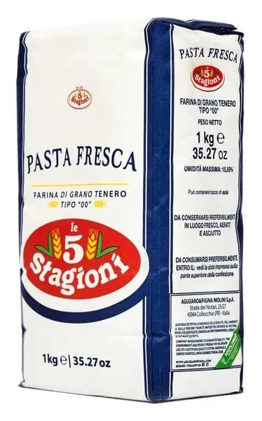 Мука Le 5 Stagioni из мягких сортов пшеницы мелкого помола Pasta Fresca FARINA DI GRANO TENERO, 1000 г, Италия