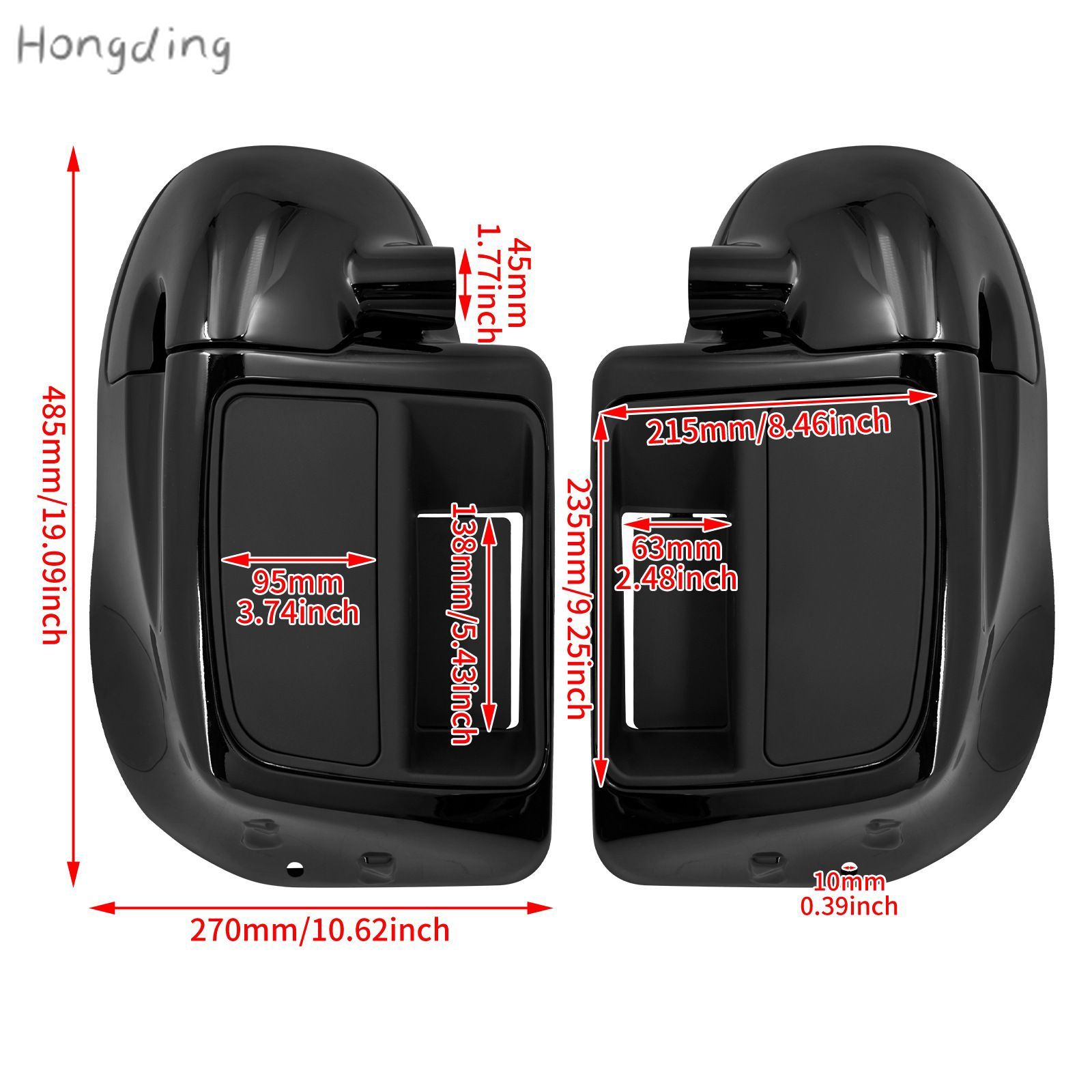 2 шт. нижнего вентиляционного обтекателя для Harley Touring Road King Street Glide 2014-2020 годов выпуска