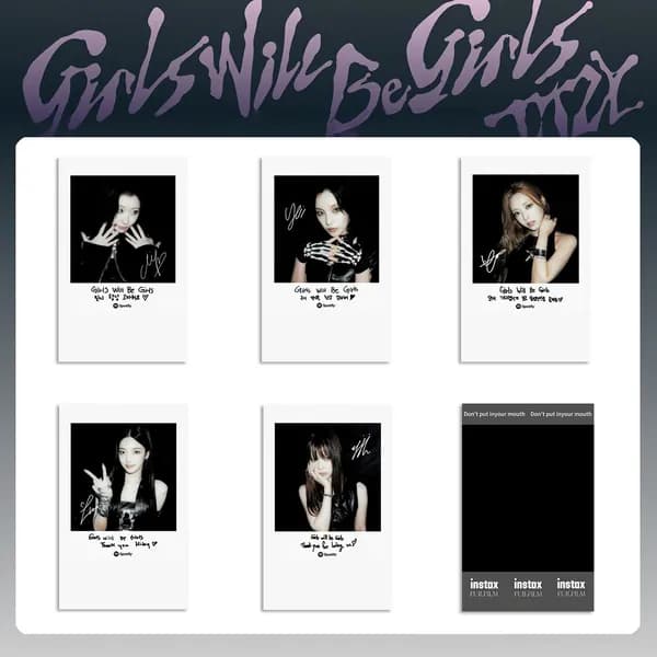 Карточки ITZY Girls Will Be Girls k-pop карточки коллекционные Фотокарточки 54 * 86 мм