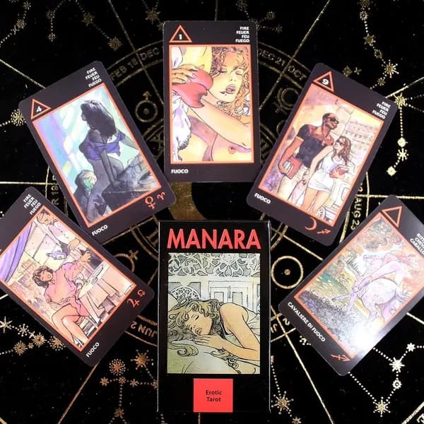 Карты Таро "Manara Erotic Tarot " Италия Lo Scarabeo / Эротическое Таро Манара