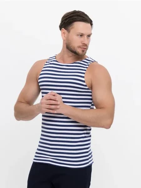 Майка тельняшка в полоску ВДВ хлопок