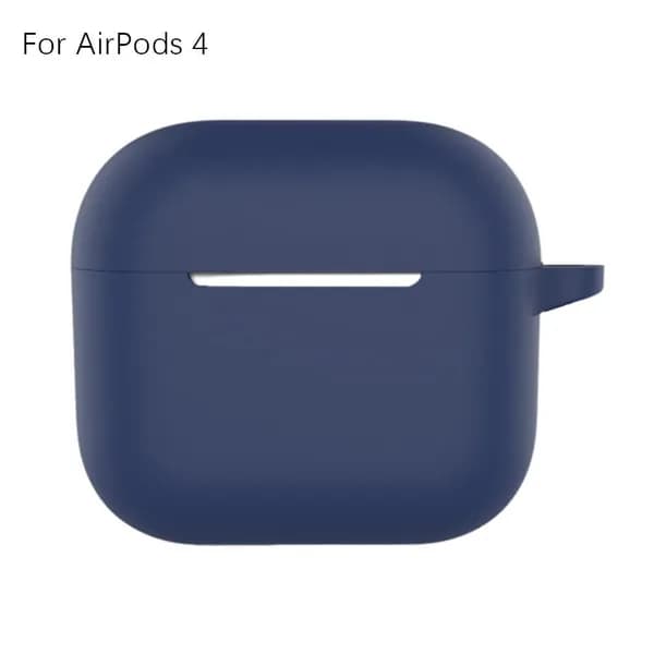 Для AirPods 4 цельный мягкий силиконовый защитный чехол от падения