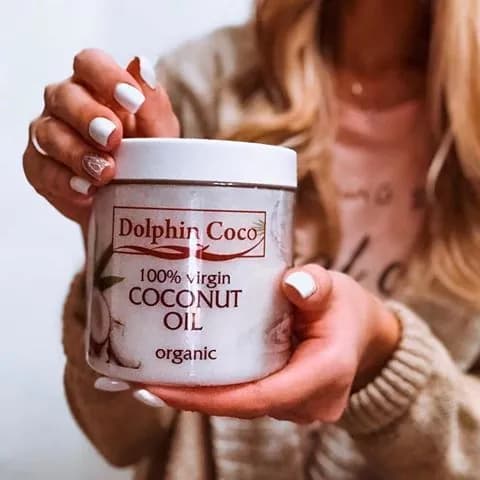 DolphinCoco Масло кокосовое Extra virgin Нерафинированное 500мл. 1шт.