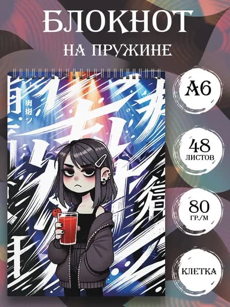 Блокнот A6, листов: 48