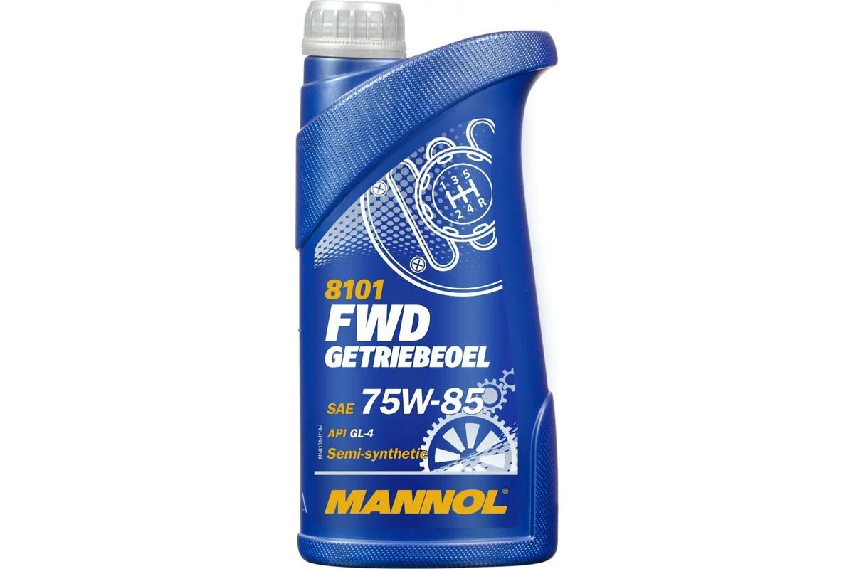 Масло трансмиссионное полусинтетическое SAE 75W-85 GL-4 (MANNOL FWD GETRIEBEOEL, 1л)