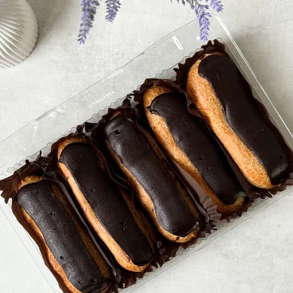 Пирожные Эклеры Шоколадные, Dessert Fantasy, 5 шт., 375 г Чизкейк ру