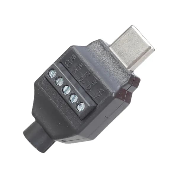 Разьем USB 31 Type C c разъемом 5Pin/4Pin адаптер для замены кабелей DIY черный