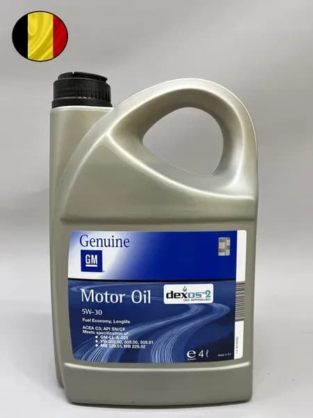 GM OPEL DEXOS2 моторное масло 5W30 синтетическое 4 л
