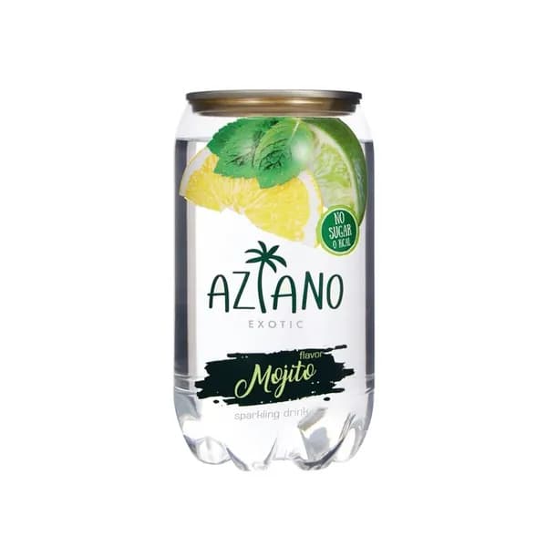 AZIANO Напиток газированный Мохито, 350 мл
