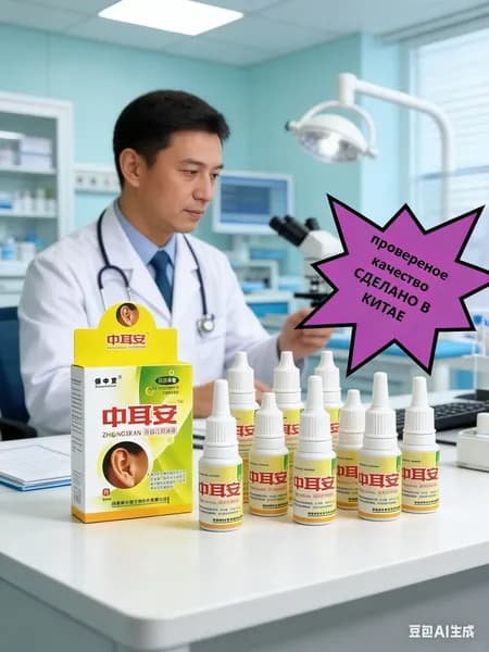 GEALFIS ушные капли от отита с натуральными ингредиентами для восстановления слуха 10 мл