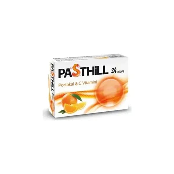 Pasthill апельсин & витамин C, 24 пастилки, упаковка из 2 штук