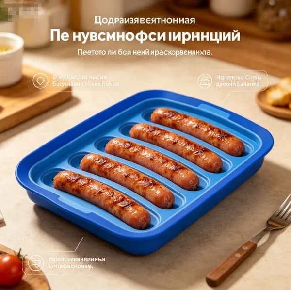 Форма для выпечки 14.5 см x 19 см синий