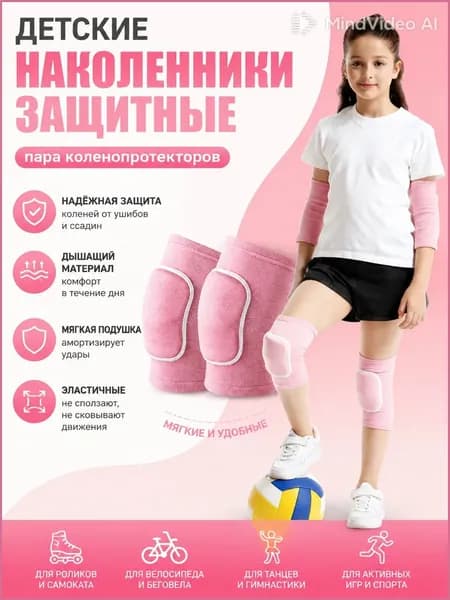 Наколенники для лыж, размер: S (12/8,5 см)