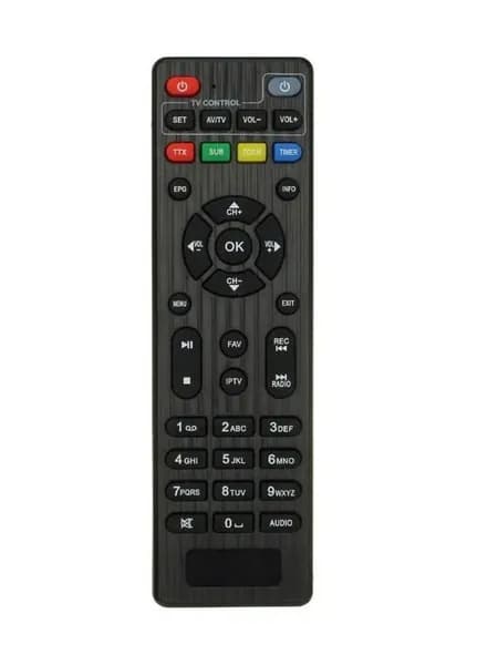 Пульт для ресивера LUMAX универсальный DVB-T2 STB 4205, обучаемый, ко всем ресиверам