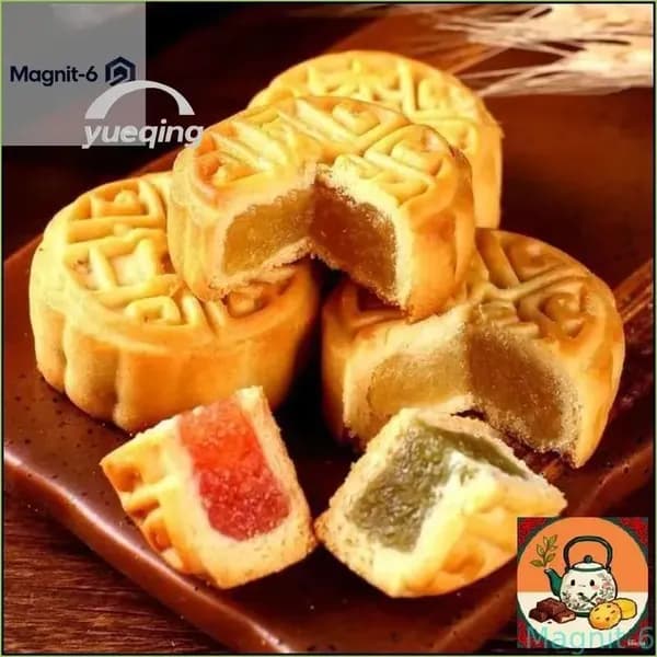 Новинка!8шт. Маленькие Фруктовые Пироги "Юэбин&с Разными Вкусами (Ананас, Клубника, Хамимело