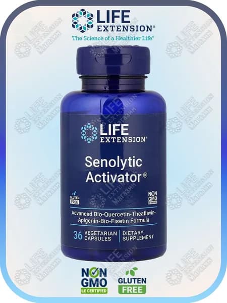 Life Extension сенолитический активатор(Senolytic Activator), 36 вегетарианских капсул