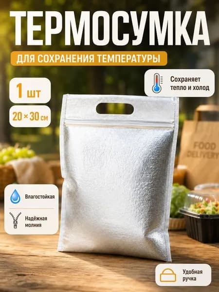 Пакеты для заморозки 20*30 см, 1 шт, 3 мкм