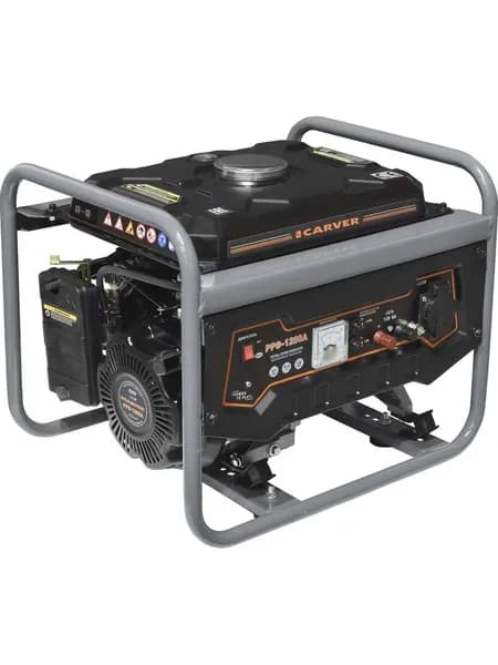 Бензиновый генератор CARVER PPG-1200А 01.020.00008