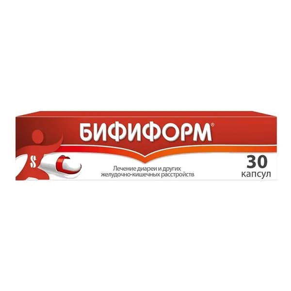 Бифиформ капсулы кишечнорастворимые 30 шт
