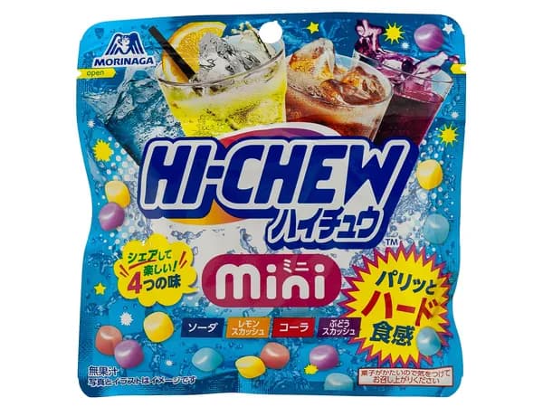Конфеты жевательные Hi-Chew Mini 4 вкуса, Morinaga, 60г