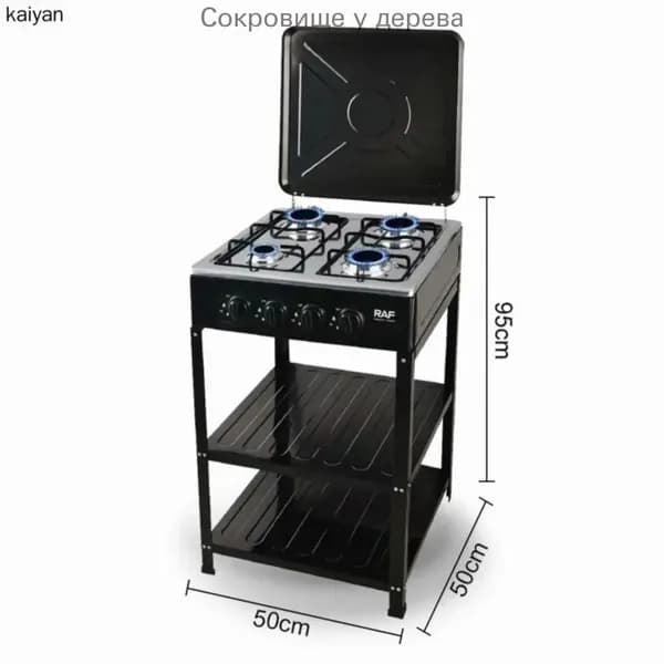Портативная газовая плита с духовкой для дачи и дома 50