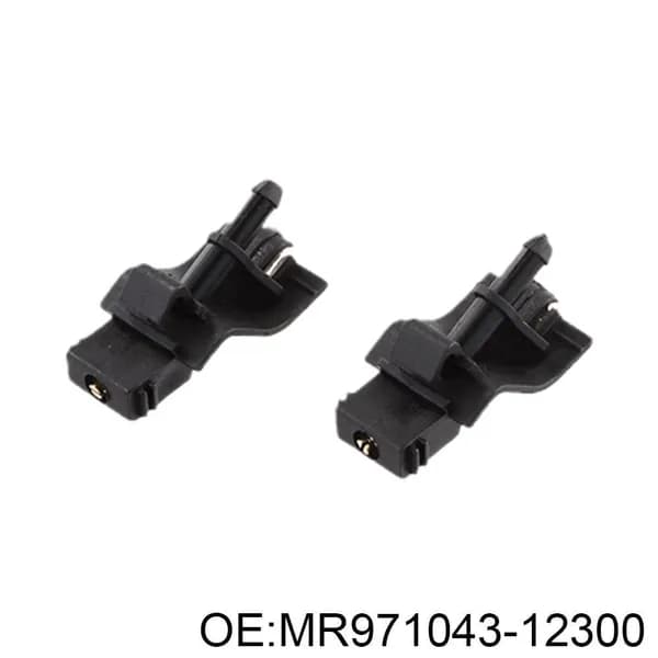 Комплект сопел (форсунок) омывателя лобового стекла, 2 шт Mitsubishi Outlander 3 GF GG ZJ ZK ZL 2012-2020, артикул MR971043-12300