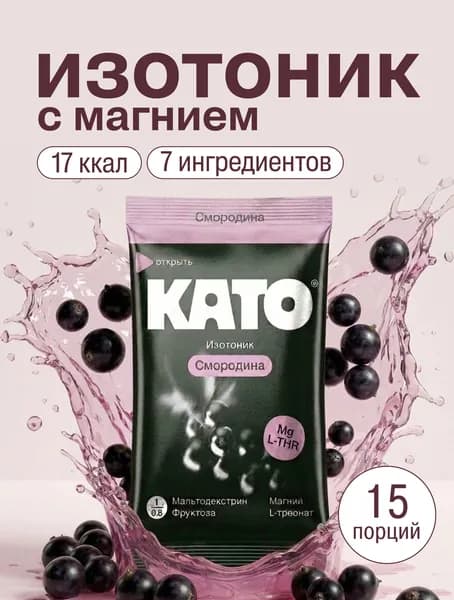 Изотоник КАТО Смородина 15 шт