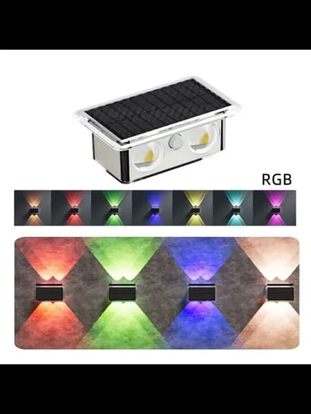 Солнечные светильники для сада и забора RGBcolor