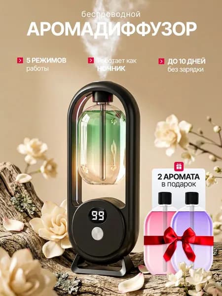 Аромадиффузор ультразвуковой 99O6034103, черный
