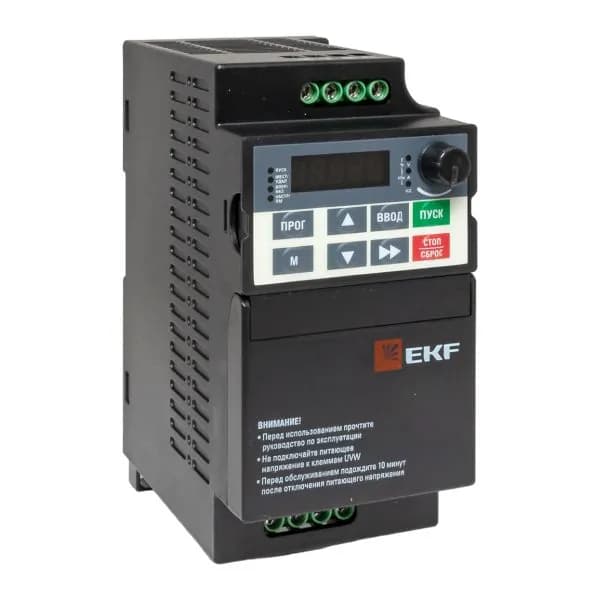 Преобразователь частоты 0,75 кВт 1x230В VECTOR-80 EKF Basic