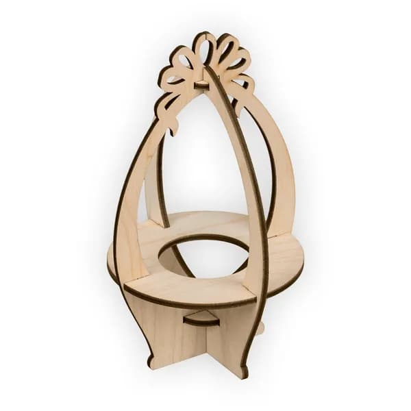Заготовка для рукоделия Подставка под яйцо Подарочная фанера 9х9х15 см Mr. Carving ВД-548