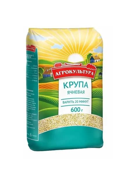 Агрокультура Крупа ячневая, 600 гр