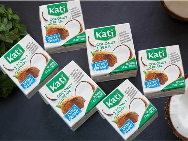 Кокосовые сливки, кокосовый крем KATI 150 мл. (6 шт. в упаковке)