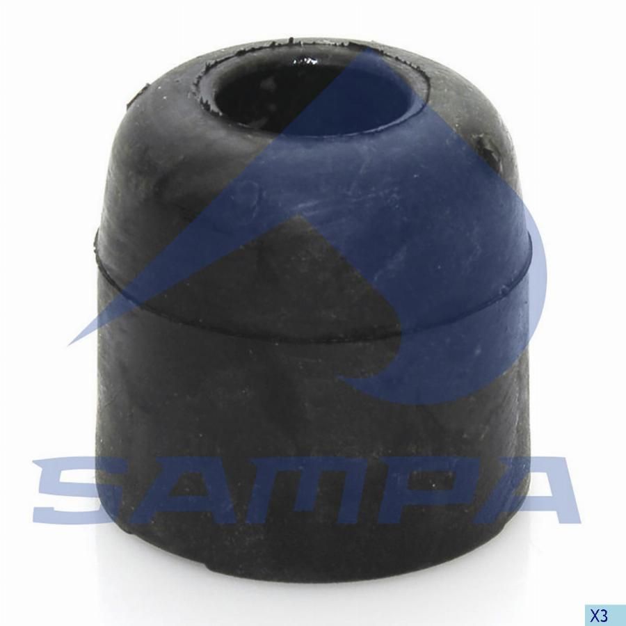 Отбойник кабины 11.3, 21*50*50 нижний Volvo FH, FM (Sampa)