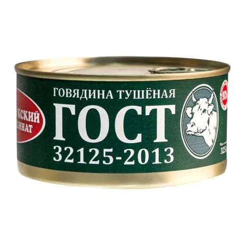 Говядина Великолукский МК тушеная 325г