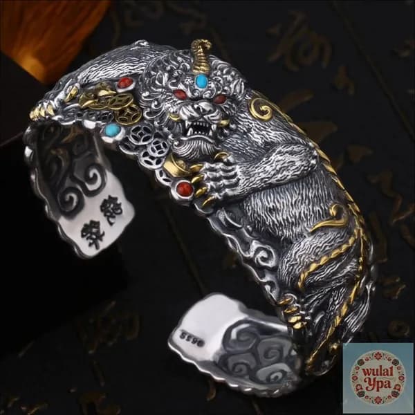 Винтажный браслет <Храбрый тигр