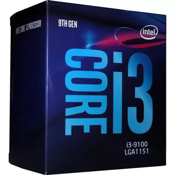 Процессор Intel Core I3-9100 Coffee Lake-S, Intel LGA1151v2 (BX80684I39100). Товар уцененный