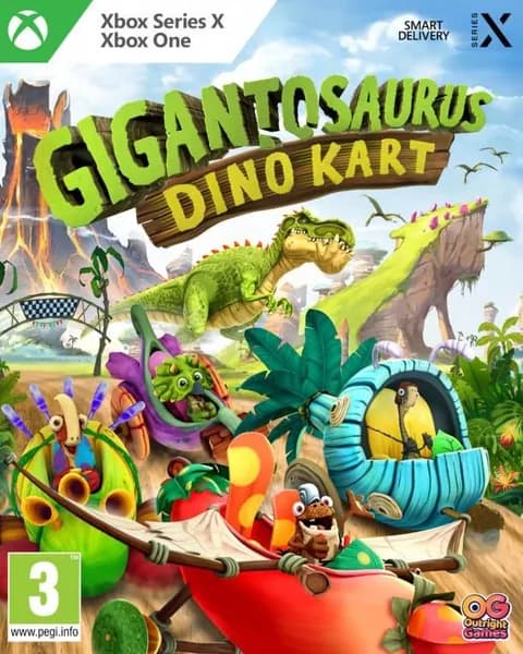 Игра Gigantosaurus Dino Kart Xbox One, Series X Диск на Xbox