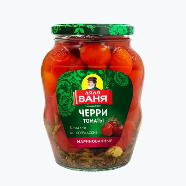 Томаты Дядя Ваня маринованные Черри, 680 г