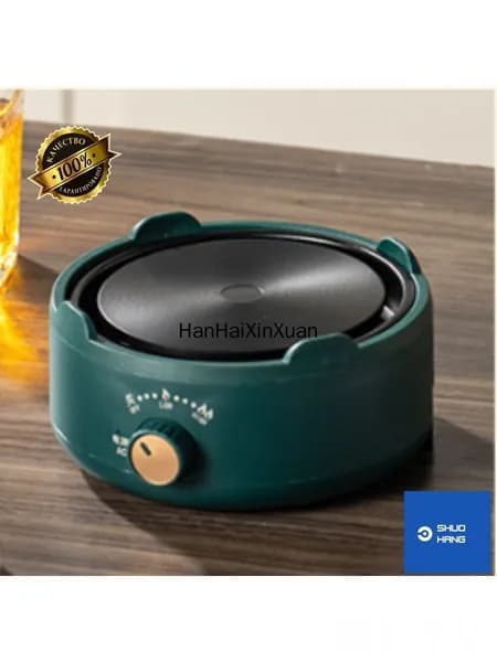 Электрическая настольная плита mzm-20260703114024616, темно-зеленый