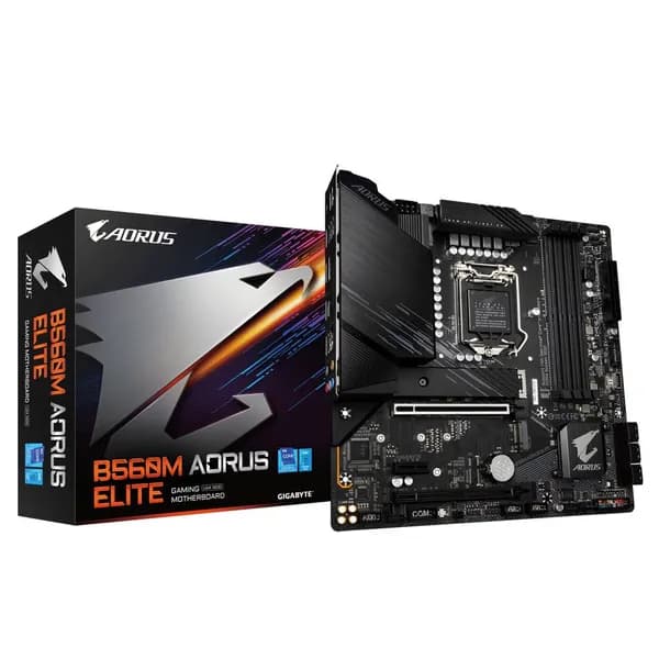 Gigabyte Системный блок AORUS B560M ELITE), AORUS B560M ELITE, серый металлик