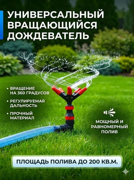 Разбрызгиватель, дождеватель