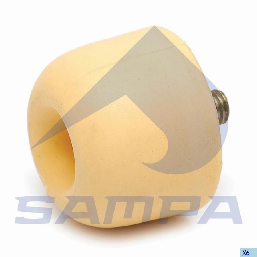 Отбойник кабины круглый M10*1.5 50.5*36*52 MAN TGA, F2000 (Sampa)