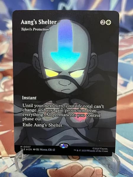 Магия сбора прокси-карт Высококачественные нефольговые карты Aang's ShelterTLE #7 foil