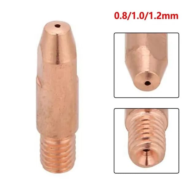 Медный наконечник M6 для сварочной горелки MIG/MAG мощностью 24 КД 0.8/1.0/1.2 мм
