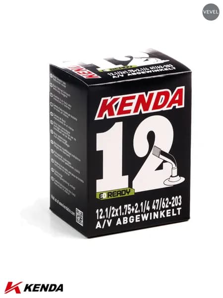 Камера велосипедная KENDA 12x1,75-2 1/4, изогнут. автониппель 35мм