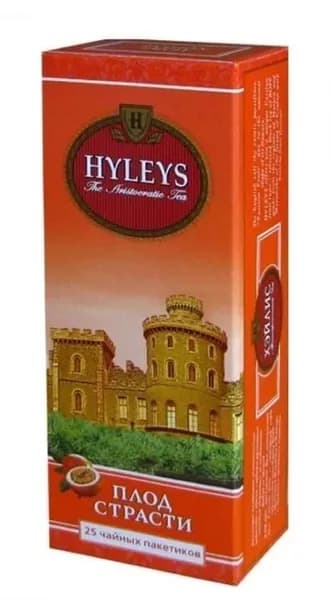 HYLEYS Чай в пакетиках черный Плод Страсти, 25 пакетиков //