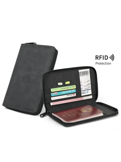 Держатель для паспорта черный RFID