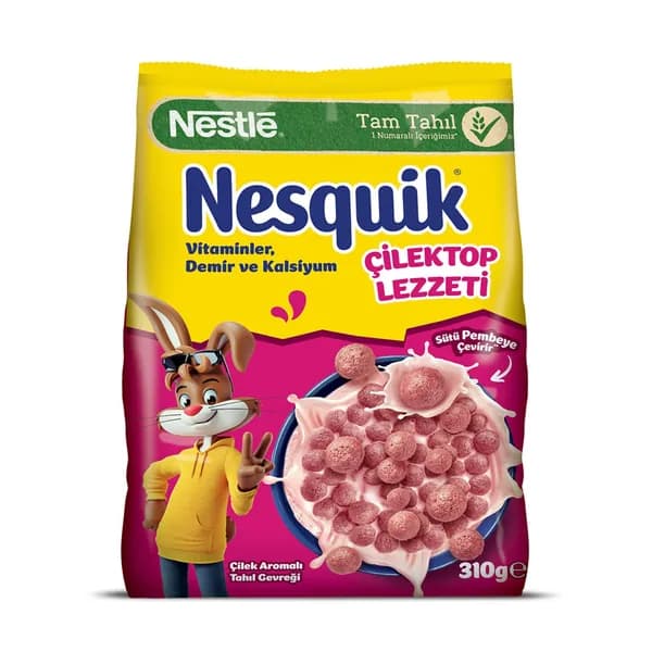 Nestle Nesquik Клубничные шарики Готовый завтрак, 310 г
